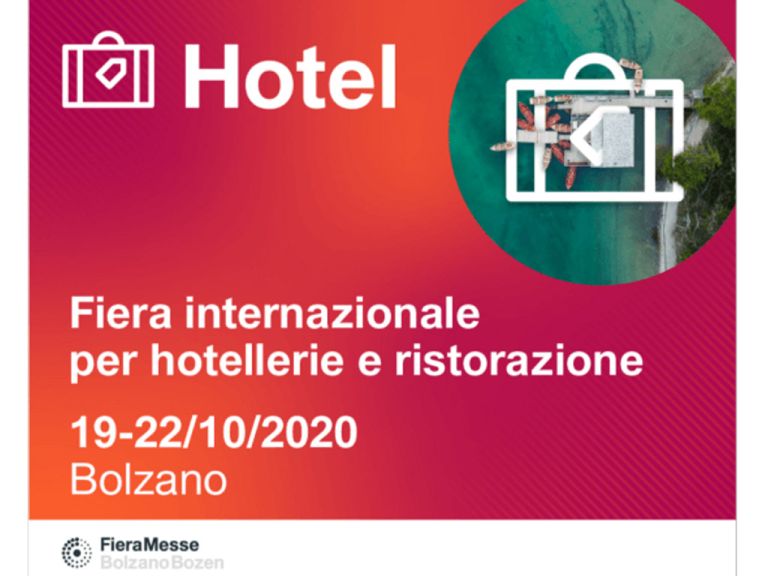 HÔTEL 2020, Fiera Bolzano, 19-22 OCTOBRE