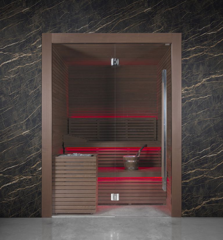 The new dark wood sauna: EXCLUSIVE!