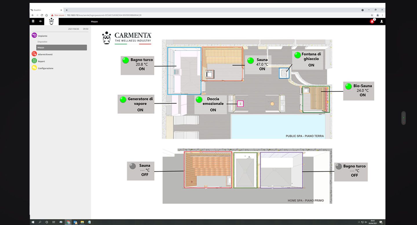 spa layout