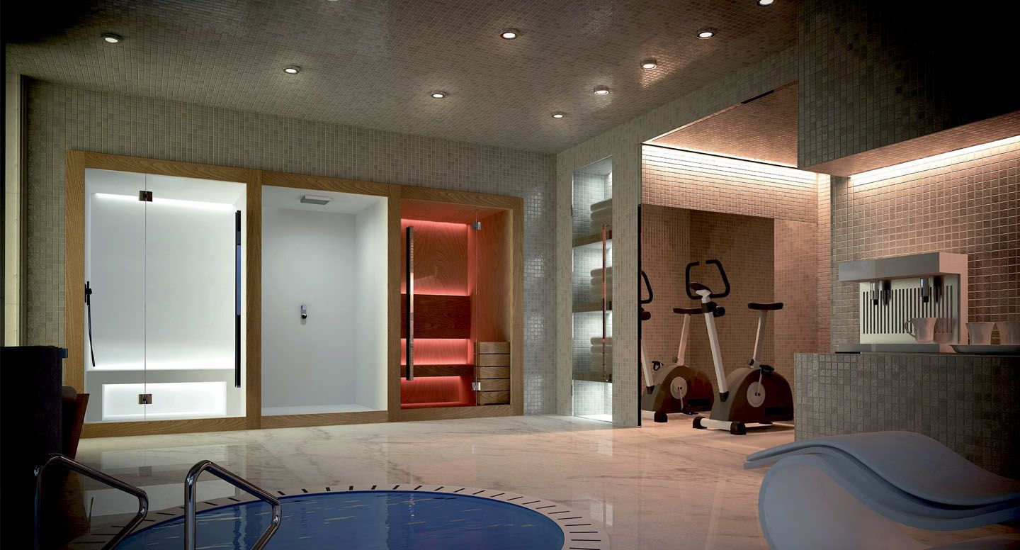 Luxury home spa by Carmenta